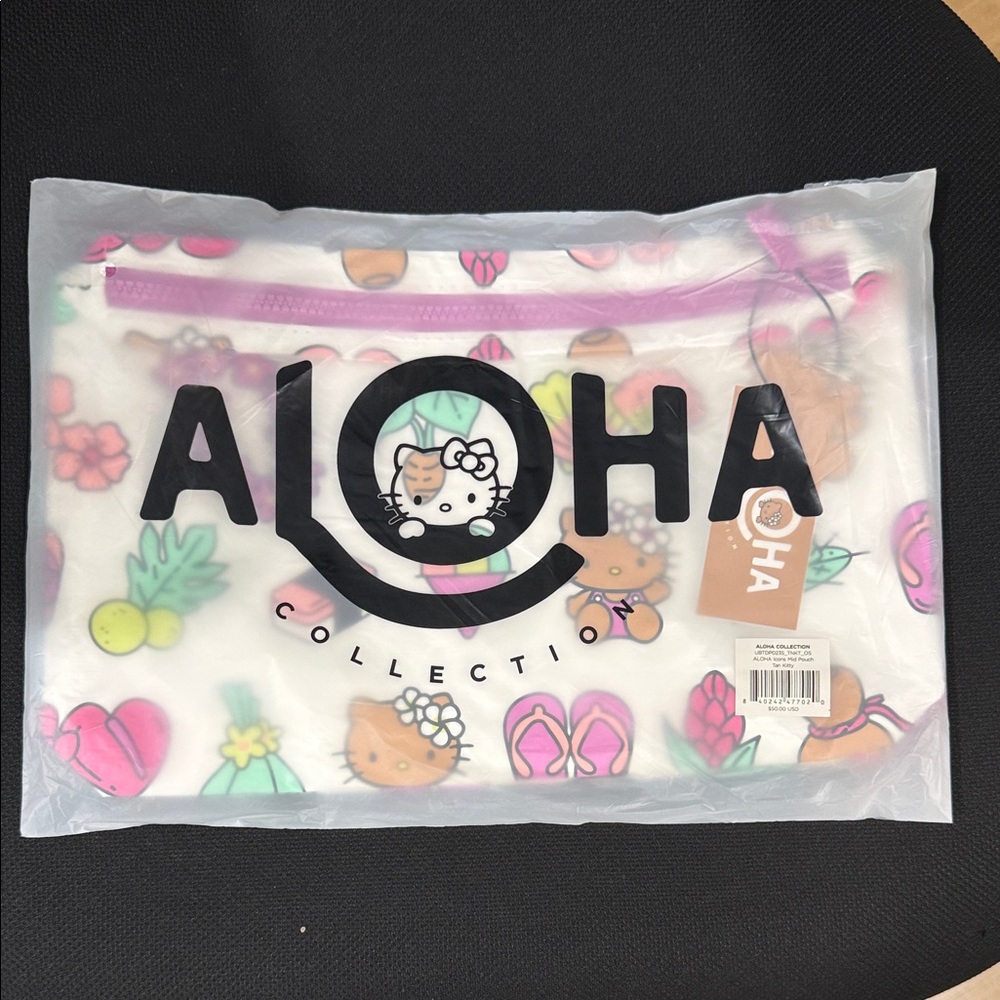 ALOHA Collection Hello Kitty Floral Pouch